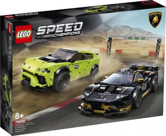 LEGO Speed Champions Lamborghini Urus ST-X Lamborghini Huracan Super Trofeo EVO (76899) — 655 stukjes, huren vanaf €3,75/week