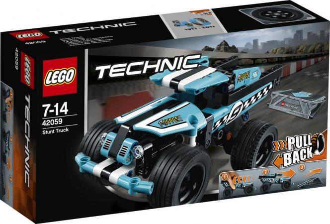 LEGO Bouwstenen 0000-1000 Technic Stunttruck (42059) — 142 stukjes, huren vanaf €2,00/week