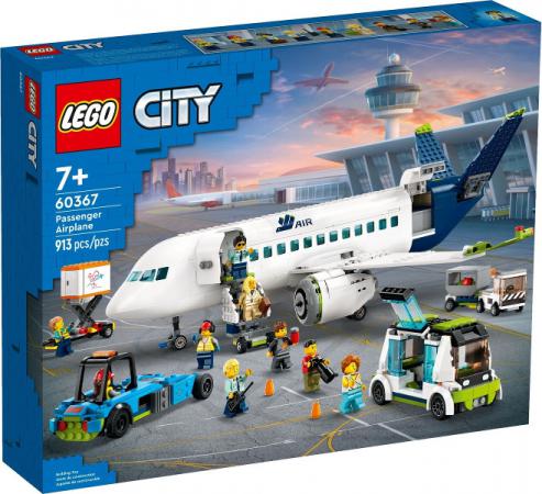 LEGO City Passagiersvliegtuig - 60367-NEW (60367) — 913 stukjes, huren vanaf €6,75/week