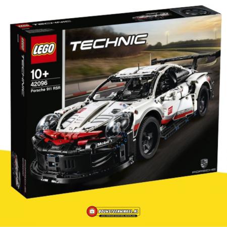 LEGO Bouwstenen 1000-2000 Technic Porsche 911 RSR - 42096M (42096M) — 1.580 stukjes, huren vanaf €8,25/week