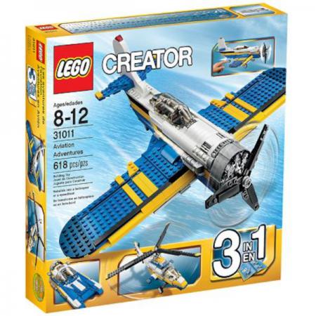 LEGO Creator 3-in-1 Creator 3in1 Aviation Adventures (31011) — 618 stukjes, huren vanaf €3,75/week