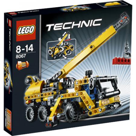 LEGO Bouwstenen 0000-1000 Technic Mini Mobiele Kraan (8067) — 292 stukjes, huren vanaf €1,50/week