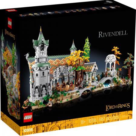 LEGO Bouwstenen 6000-7000 Icons The Lord of the Rings: Rivendell (10316) — 6.167 stukjes, huren vanaf €14,75/week