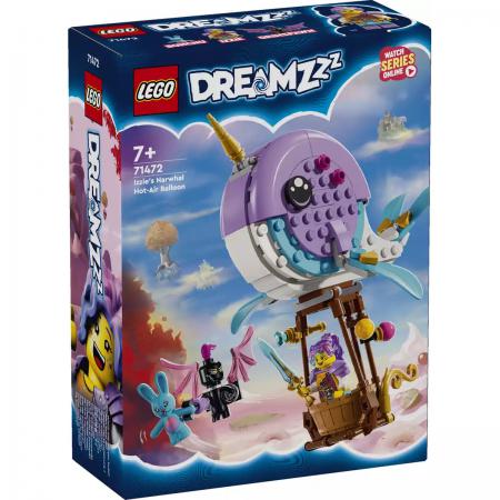 LEGO Bouwstenen 0000-1000 Dreamz Izzie-s narwal-luchtballon (71472) — 156 stukjes, huren vanaf €1,50/week