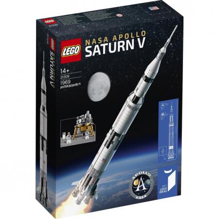 LEGO Bouwstenen 1000-2000 Ideas NASA Apollo Saturn V (21309) — 1.969 stukjes, huren vanaf €9,75/week