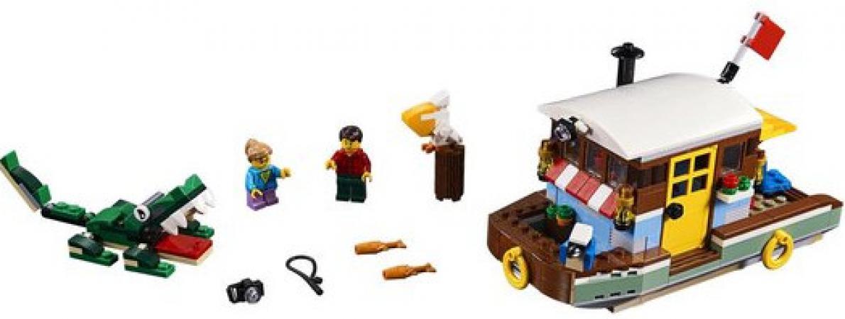 LEGO Creator 3-in-1 Creator Woonboot aan de Rivier (31093), huren vanaf €1,50/week