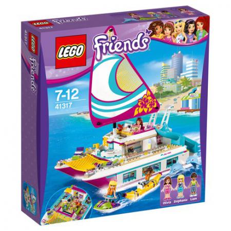 LEGO Friends Sunshine Catamaran (41317) — 586 stukjes, huren vanaf €4,25/week