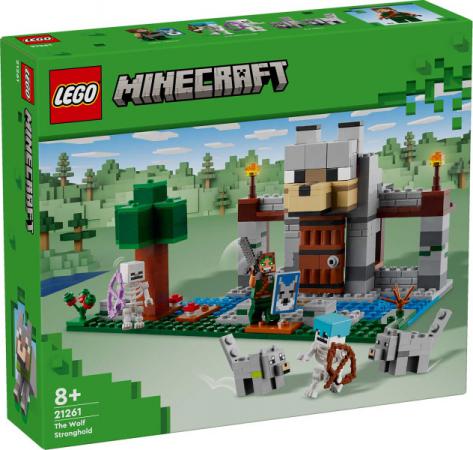 LEGO Bouwstenen 0000-1000 Minecraft De wolvenburcht - 21261-NEW (21261) — 312 stukjes, huren vanaf €3,50/week