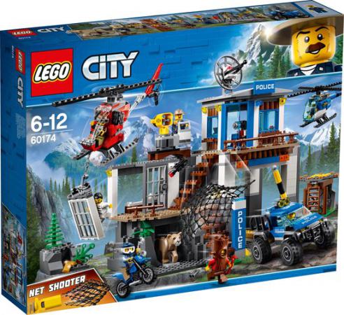 LEGO City Bergpolitie Politiekantoor op de Berg - 60174A BEVAT WEINIG MINIFIGUREN (60174A) — 633 stukjes, huren vanaf €4,75/week