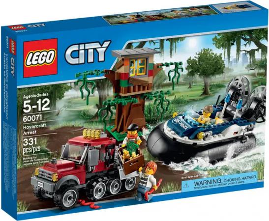 LEGO City Hovercraft arrestatie (60071) — 331 stukjes, huren vanaf €3,25/week