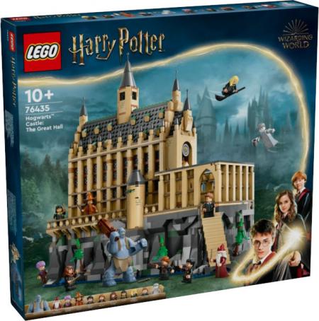 LEGO Nieuw Harry Potter Kasteel Zweinstein: de Grote Zaal - 76435-NEW (76435) — 1.732 stukjes, huren vanaf €11,25/week