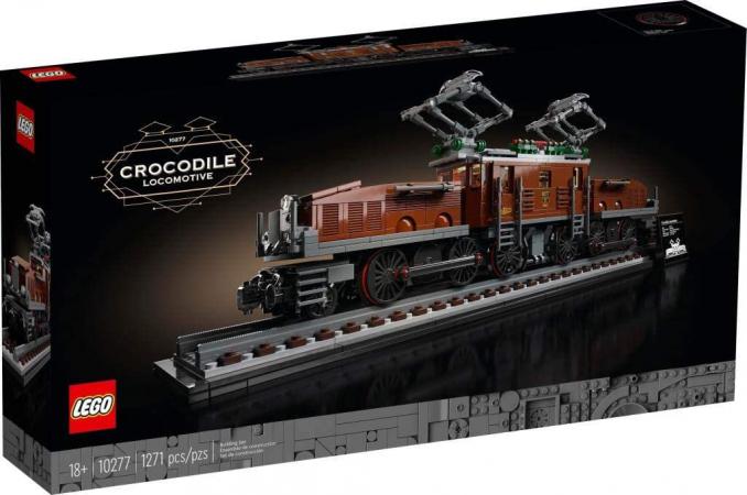 LEGO Creator Expert Krokodil Locomotief - 10277BCS (10277B) — 1.263 stukjes, huren vanaf €7,00/week