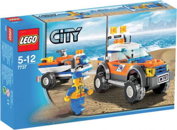LEGO City Coast Guard 4WD Jet Scooter (7737) — 126 stukjes, huren vanaf €1,00/week