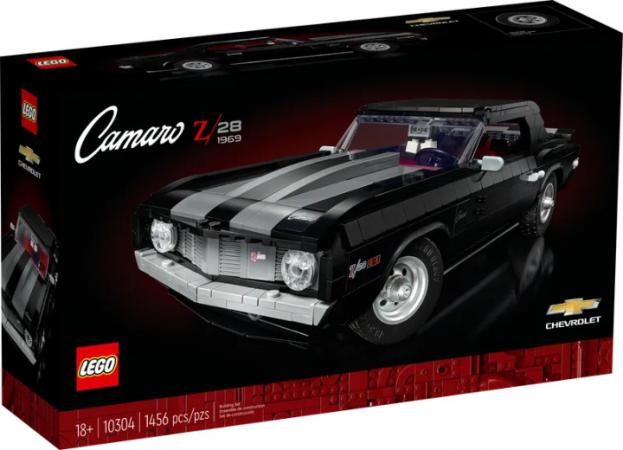 LEGO Bouwstenen 1000-2000 Chevrolet Camaro Z28 (10304) — 1.456 stukjes, huren vanaf €9,25/week