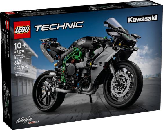 LEGO Bouwstenen 0000-1000 Technic Kawasaki Ninja H2R motor - 42170-NEW (42170) — 643 stukjes, huren vanaf €5,50/week