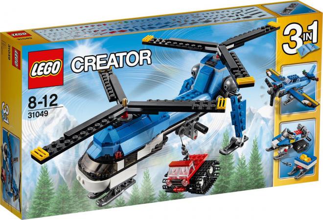 LEGO Creator 3-in-1 Creator Twin Spin Helicopter (31049) — 326 stukjes, huren vanaf €2,25/week