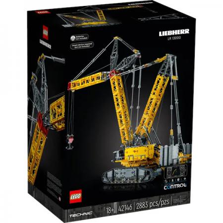 LEGO Bouwstenen 2000-3000 Technic Liebherr Rupsbandkraan LR 13000 (42146) — 2.883 stukjes, huren vanaf €13,75/week