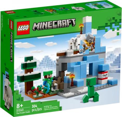LEGO Nieuw Minecraft De IJsbergtoppen - 21243-NEW (21243) — 304 stukjes, huren vanaf €3,00/week