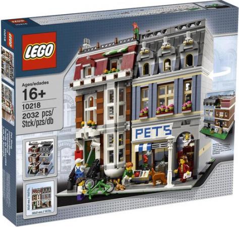 LEGO Bouwstenen 2000-3000 Creator Expert Dierenwinkel - 10218B BEVAT WEINIG MINIFIGUREN (10218B) — 2.016 stukjes, huren vanaf €11,75/week